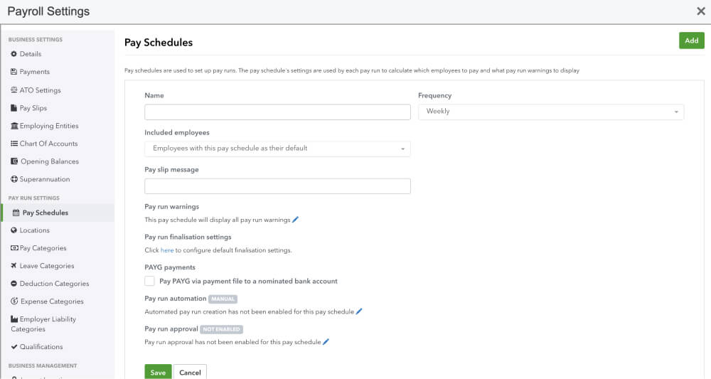 An image showing the pay schedules webpage.