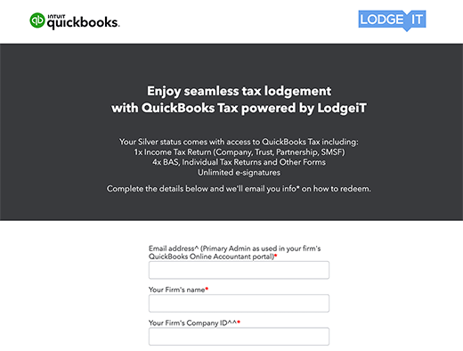 Access your LodgeiT token via the ProAdvisor program