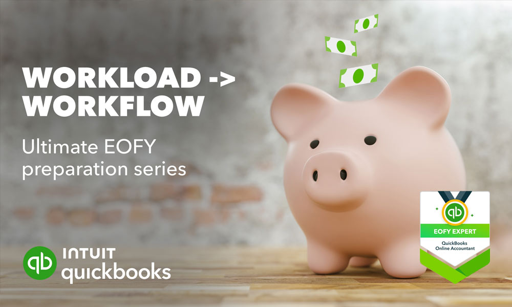 Piggy bank with cash representing QuickBooks Workload to Workflow On-Demand Webinar Training