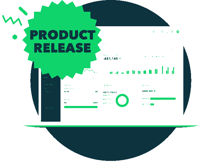 Laptop displaying QuickBooks dashboard with a preview of new features