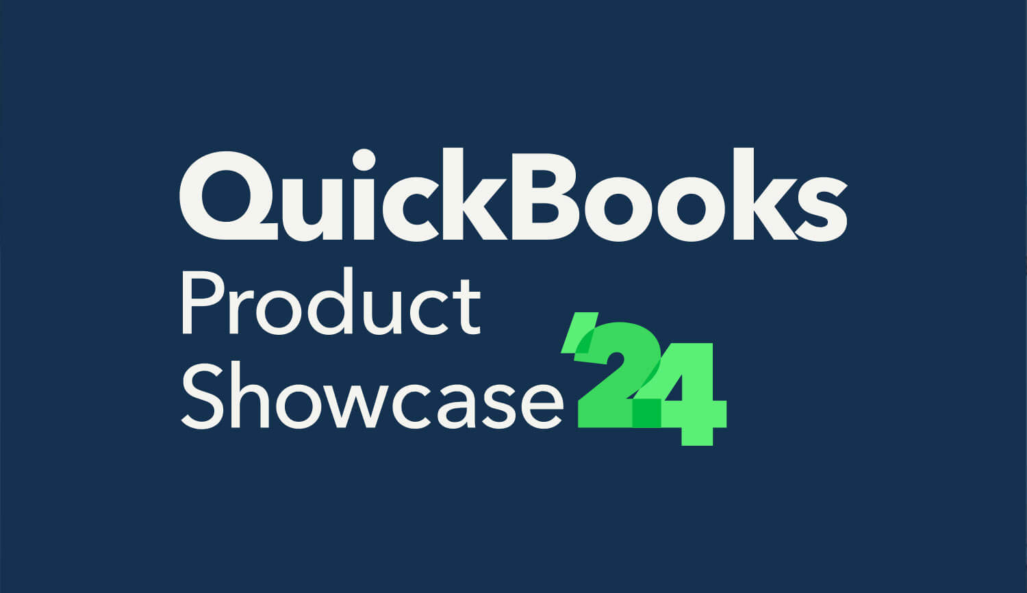 Event | QuickBooks Product Showcase 2024