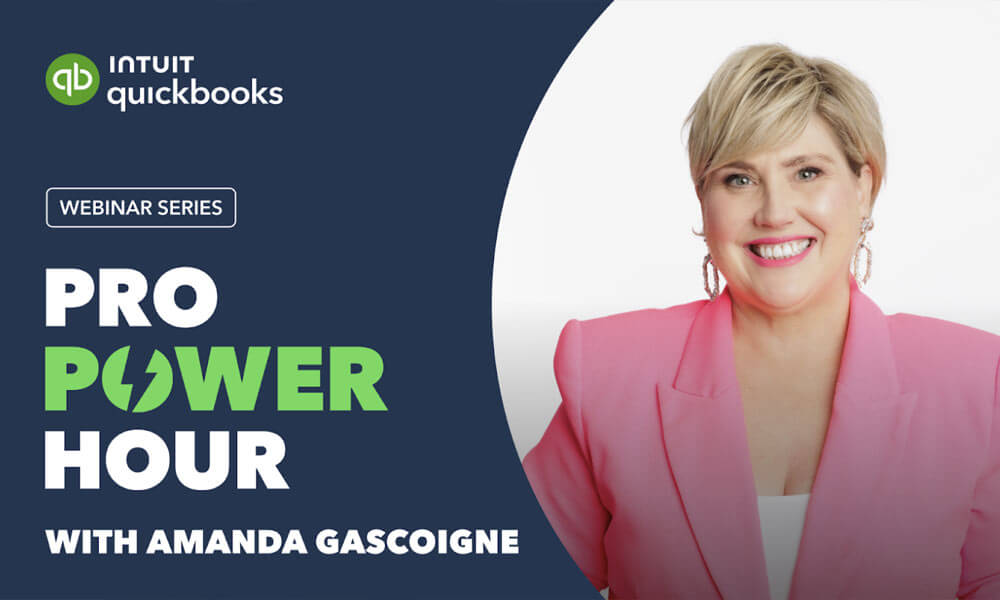 Preview of QuickBooks Webinar Series: Pro Power Hour with Amanda Gascoigne