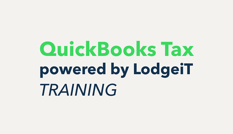 QuickBooks Tax, Powered by LodgeiT Training