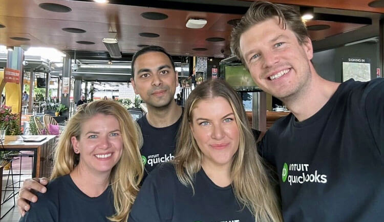 Preview of QuickBooks team hosting a local meetup in Australia for accountants and bookkeepers