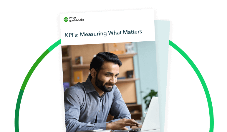 A cover for an eBook titled "KPI's: Measuring What Matters"