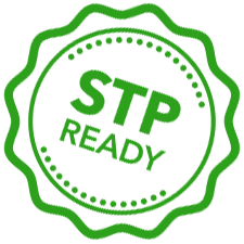 STP (Single Touch Payroll) ready logo for QuickBooks Payroll Software