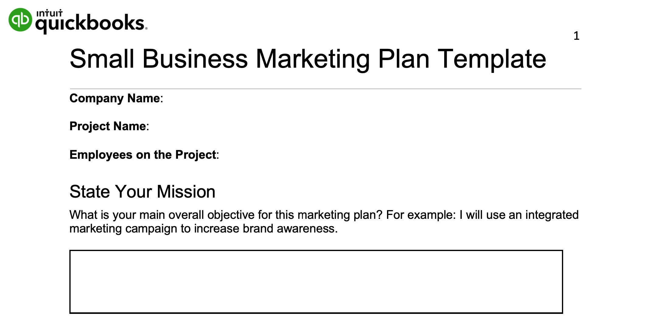 downloadable marketing plan template