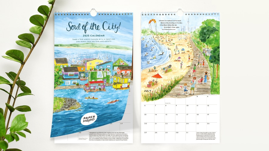 Soul of the City- Canada 2025 calendar by Paperhood