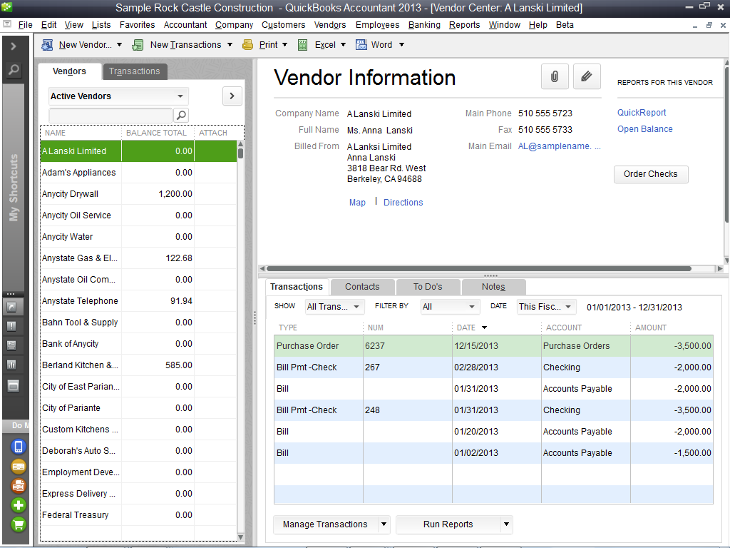 quickbooks construction pro for mac