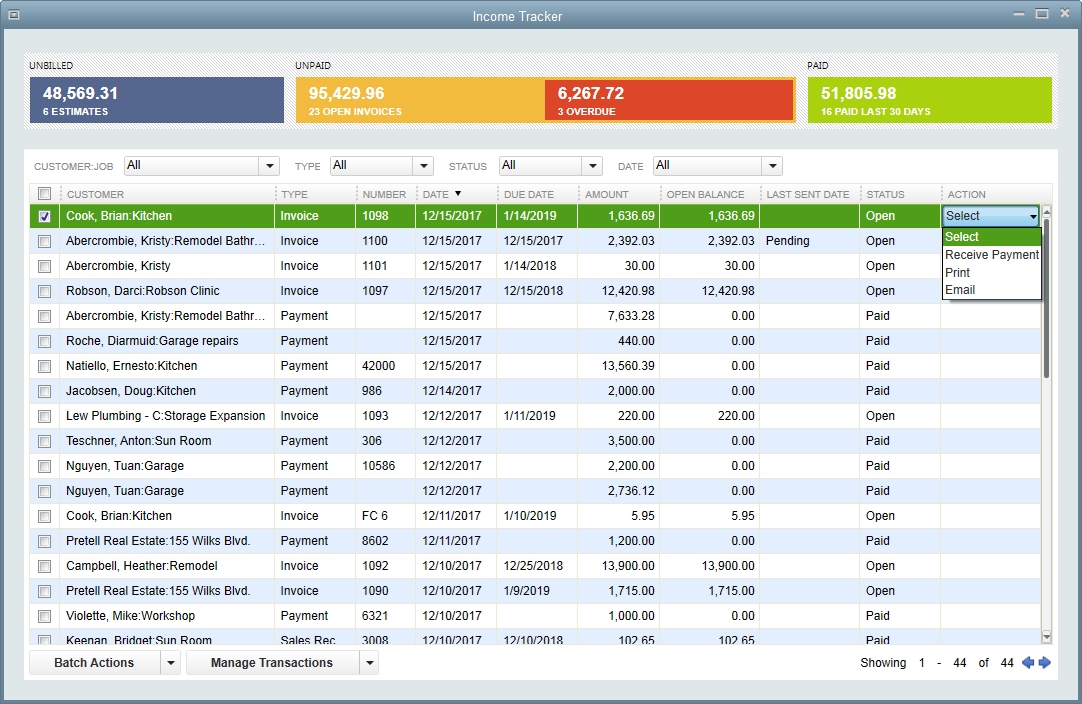 quickbooks for contractors for mac