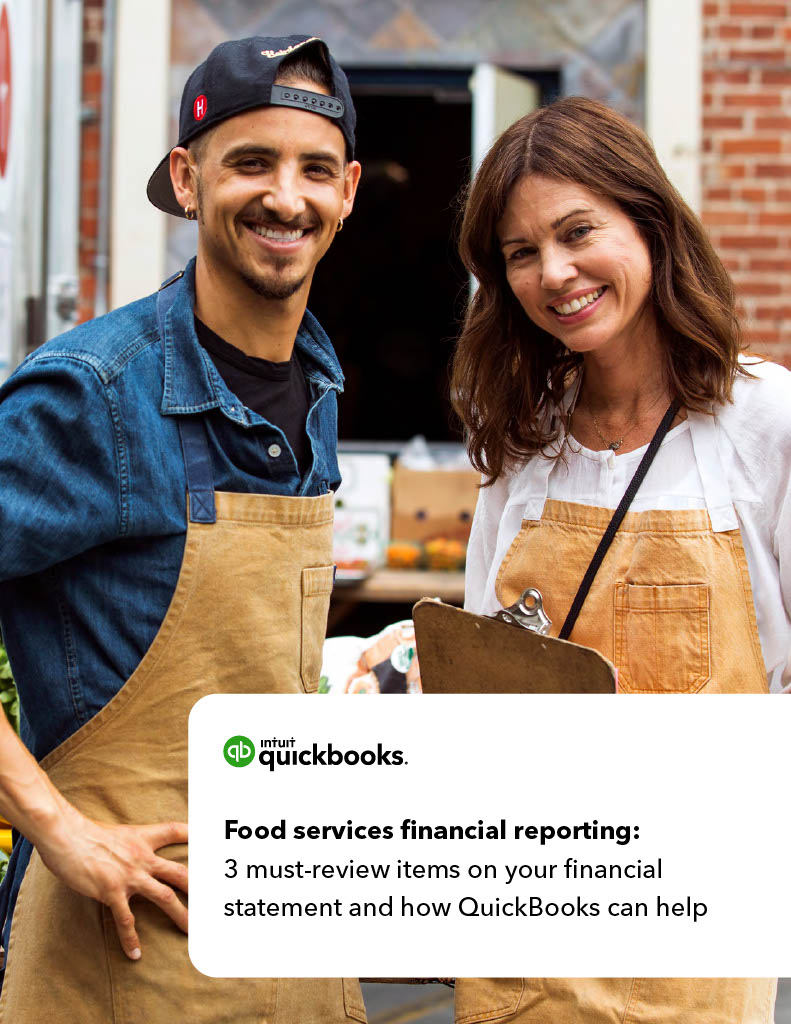 Learn more about how QuickBooks can provide you with better data and insights to grow your food services-based business