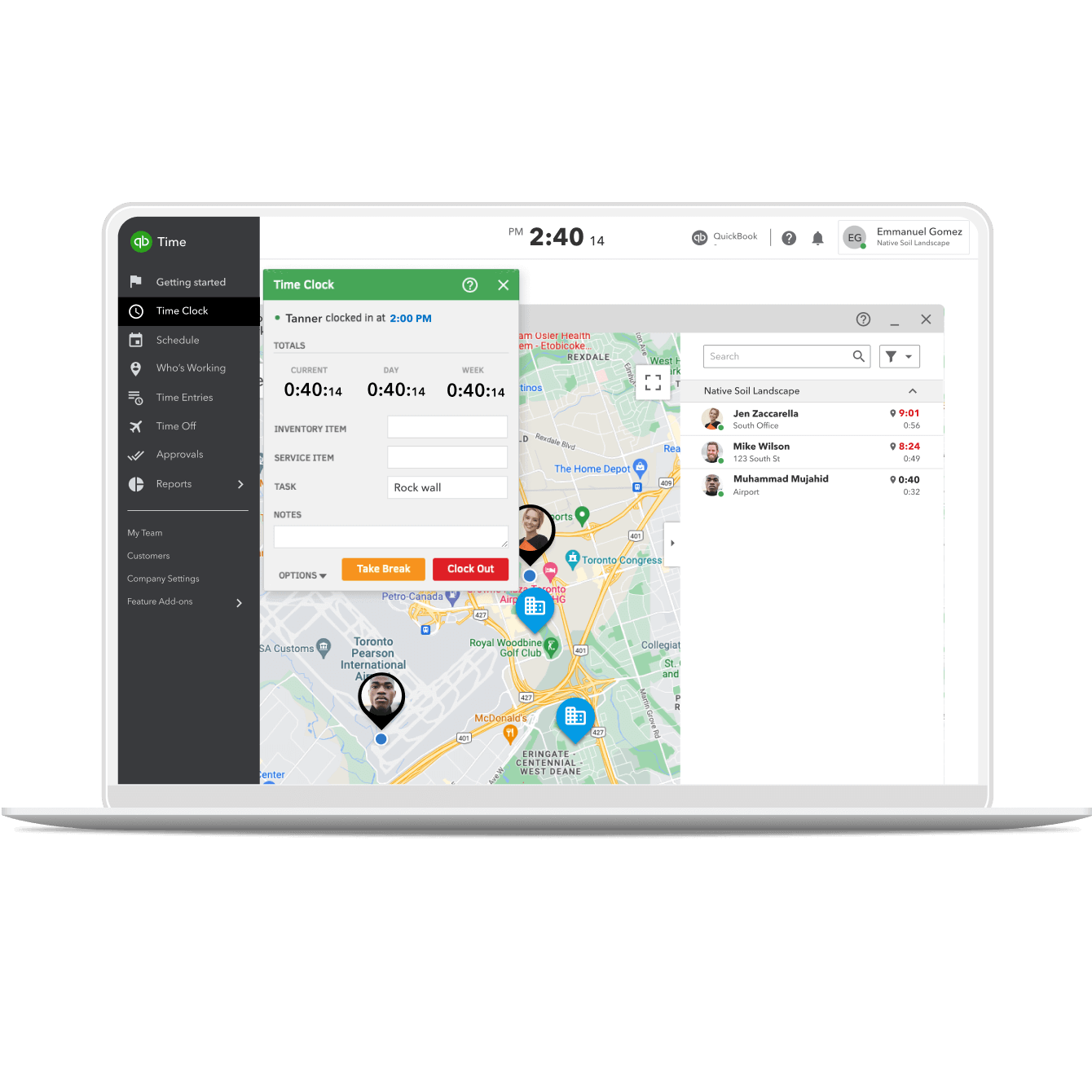 GPS employee tracker