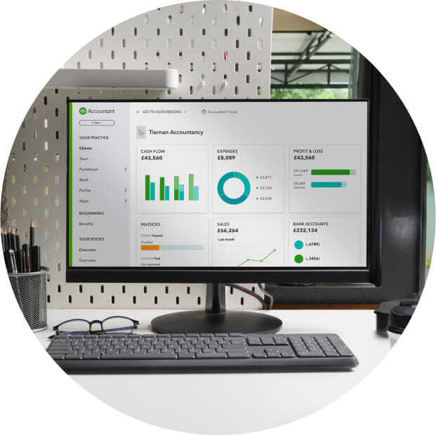 A computer monitor with a keyboard and mouse.