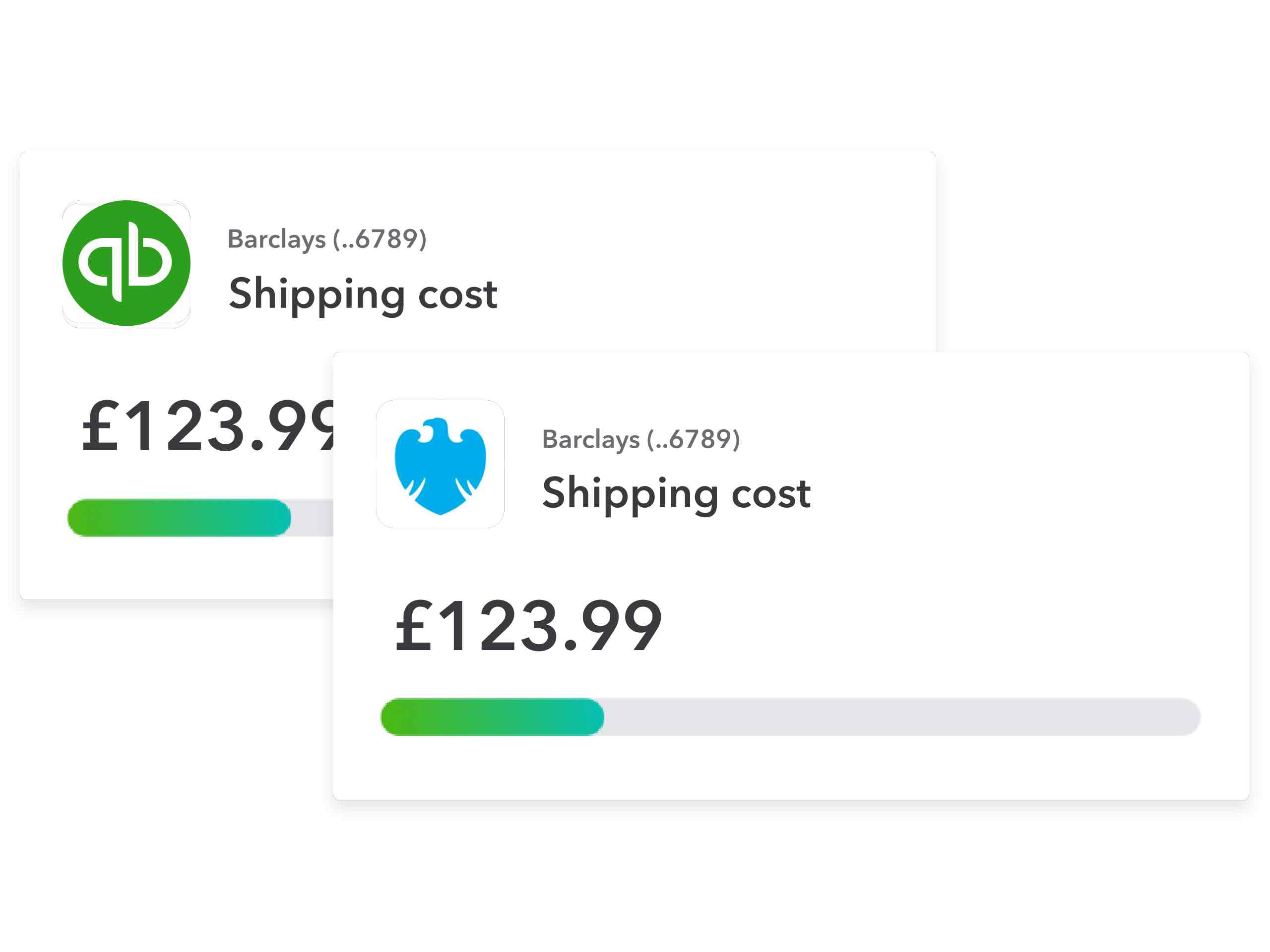 Illustration showing different payments categorised