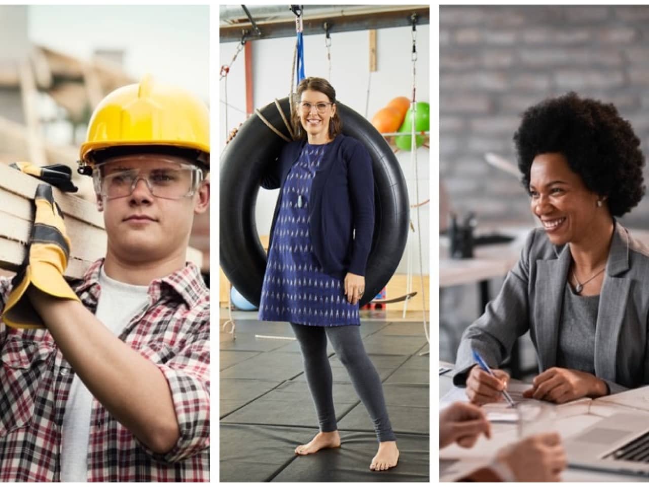 Construction worker, manager and accountant.