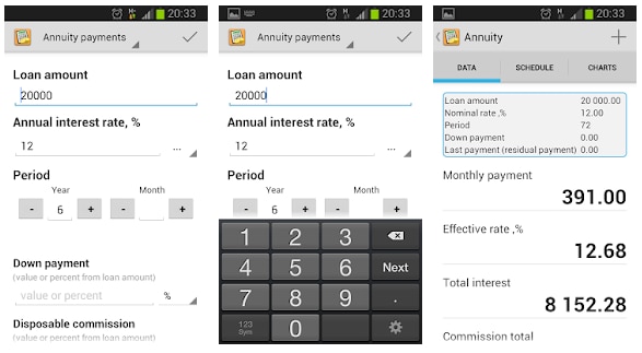 Best Small Business App Simple Loan Calculator.