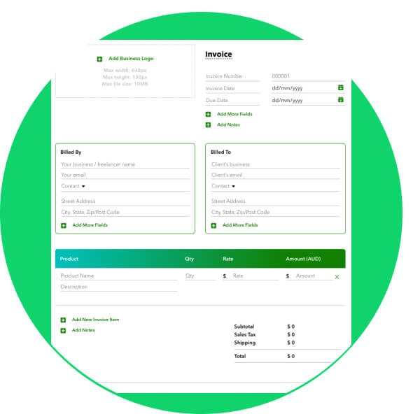 invoice template nz excel