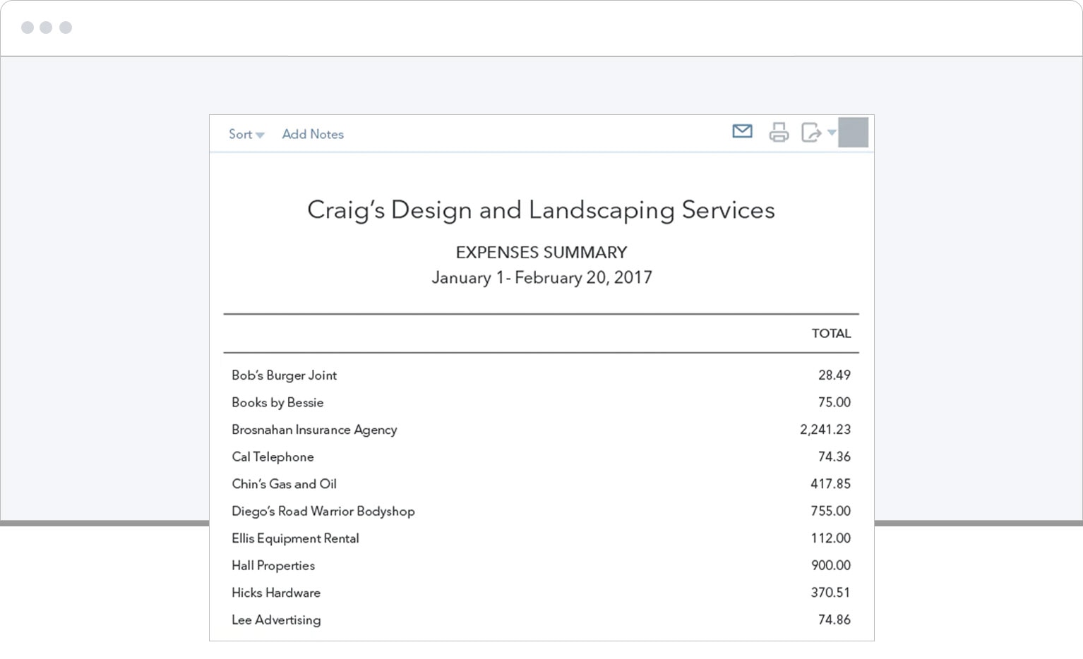 A digital image of a transactions receipt