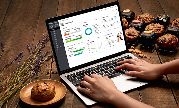 QuickBooks accounting software allows small business owners to work remotely from anywhere.