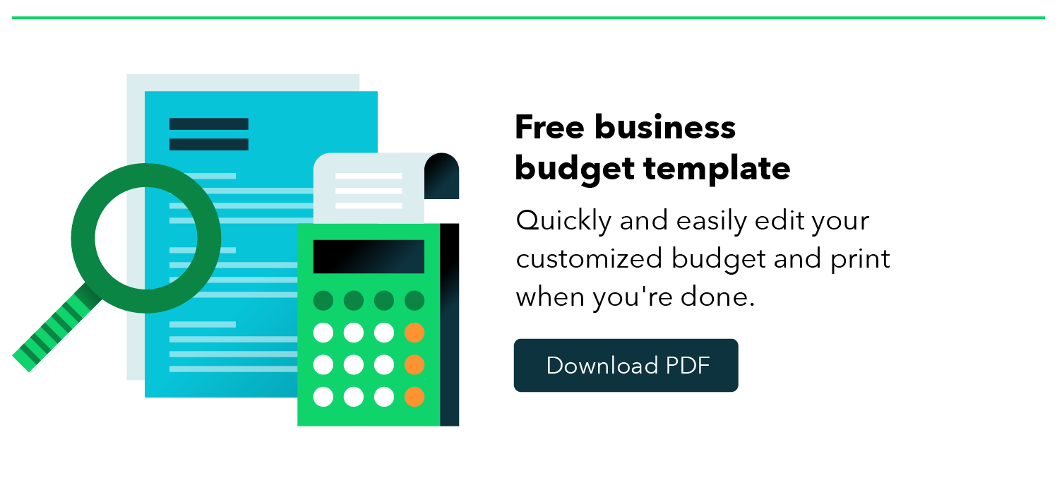 Download Free business budget template PDF