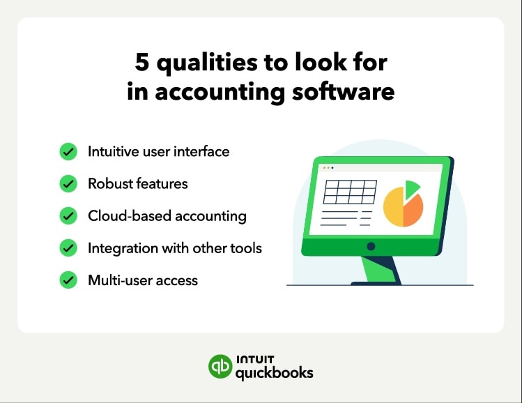 The qualities to look for in accounting software.