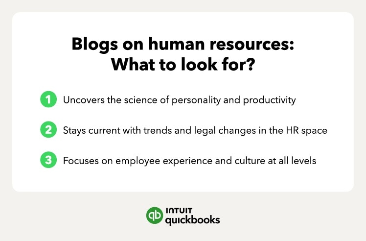Three tips for your blogs on human resources. 