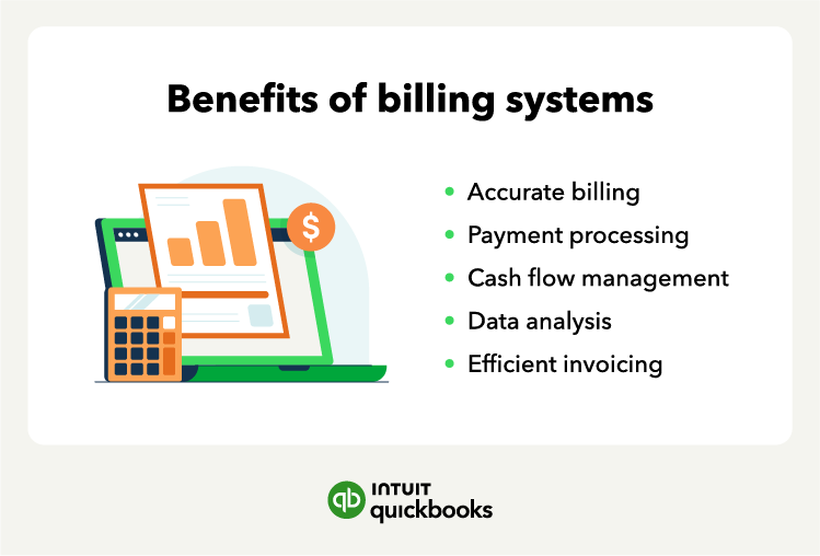 An illustration of the benefits of billing systems.