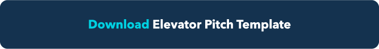 A download button for an elevator pitch examples template.