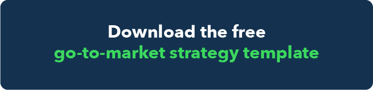 A download button that leads to the go-to-market strategy template.