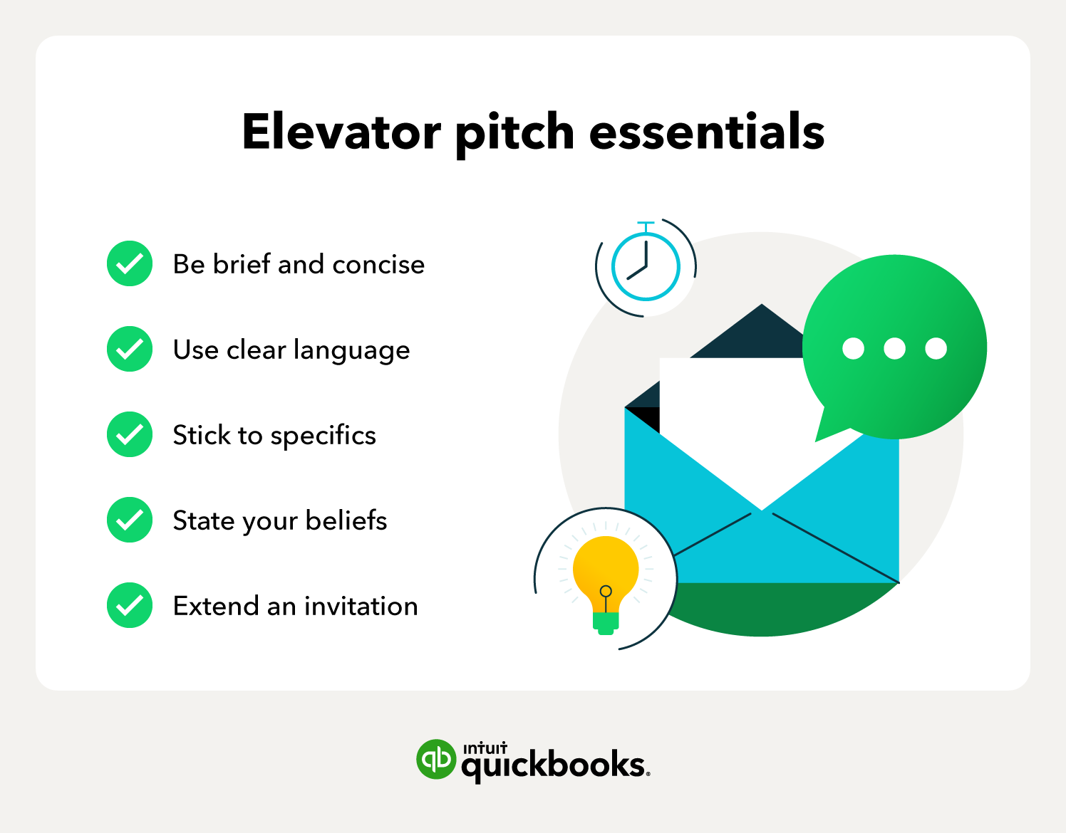 Elevator pitch essentials