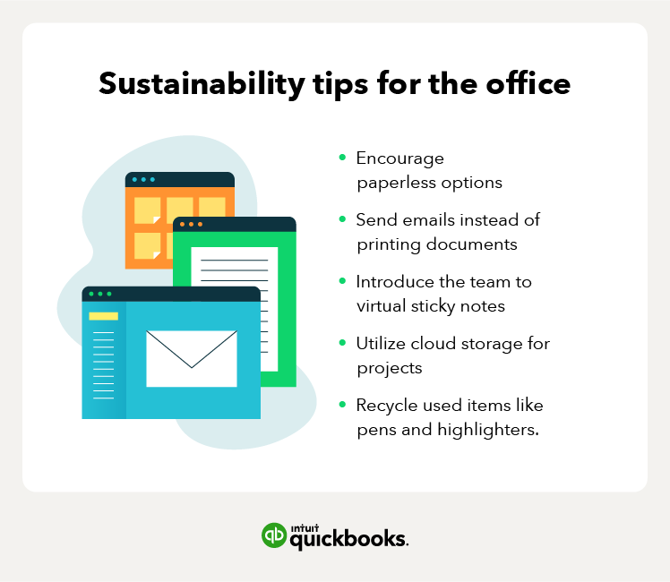 Office sustainability tips