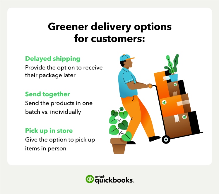 Greener delivery options
