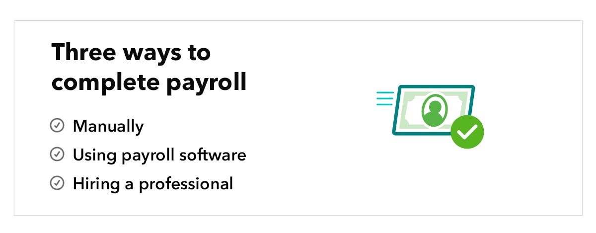 Three ways to complete payroll