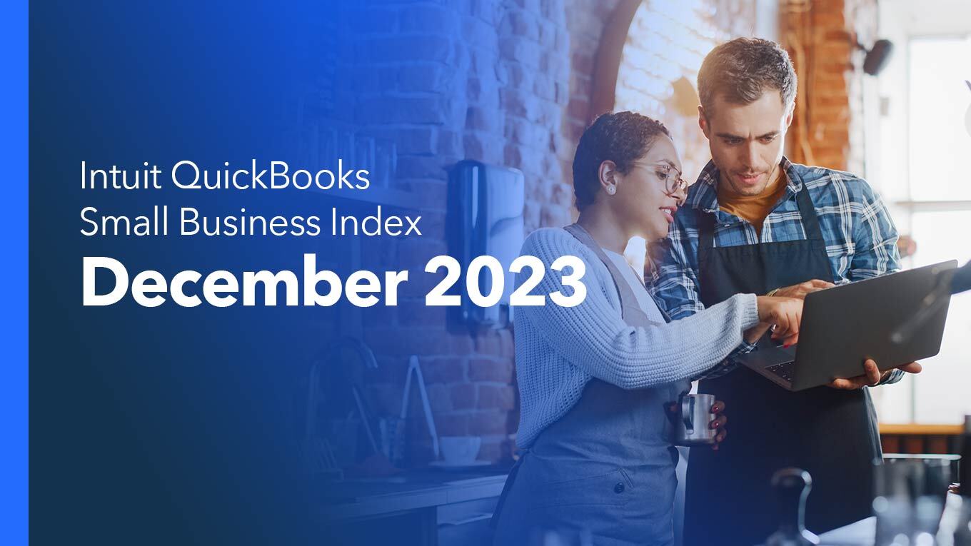 Intuit QuickBooks Small Business Index, December 2023