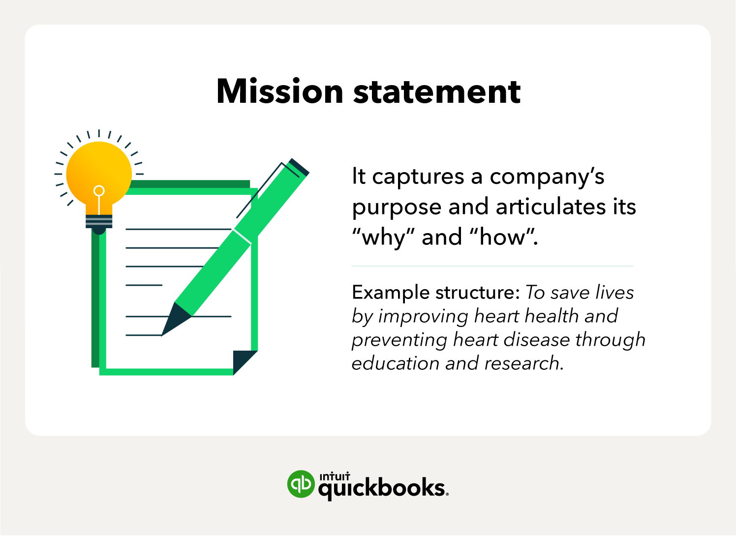 illustration of a mission statement example