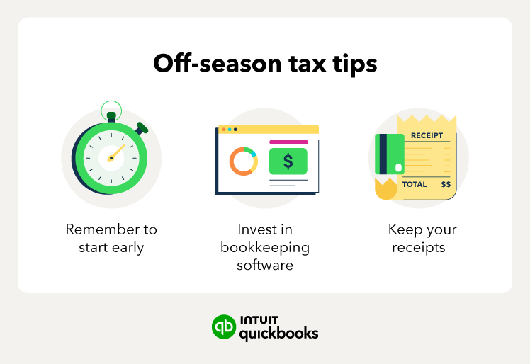 A list of tips to prepare for tax season throughout the year