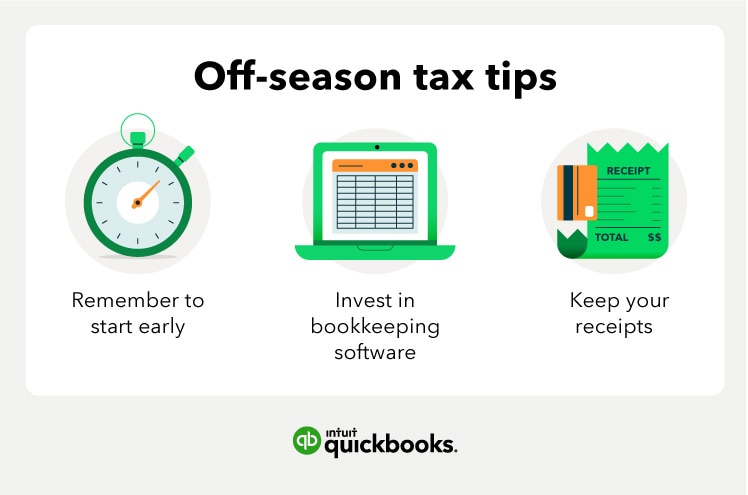 Off-season tax tips