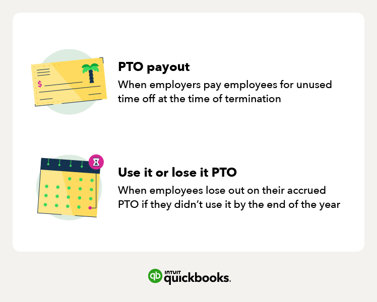 An illustration explaining how pto payout works
