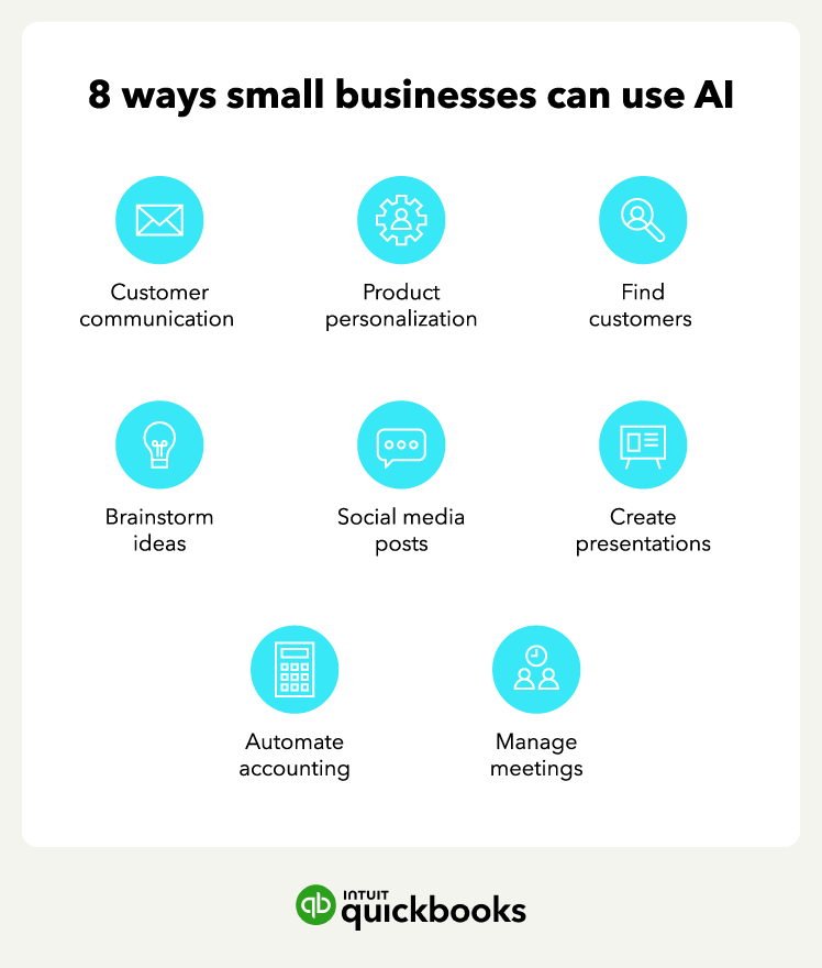 Discover 8 ways small businesses can use AI.