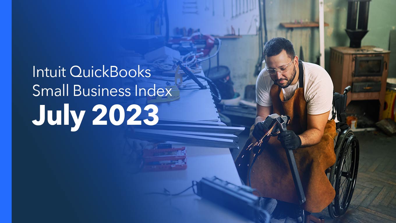 Intuit QuickBooks Small Business Index July 2023