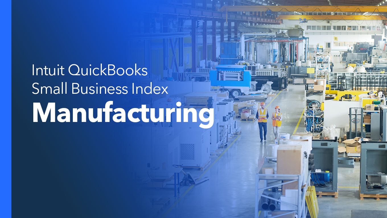 Intuit QuickBooks Small Business Index by sector