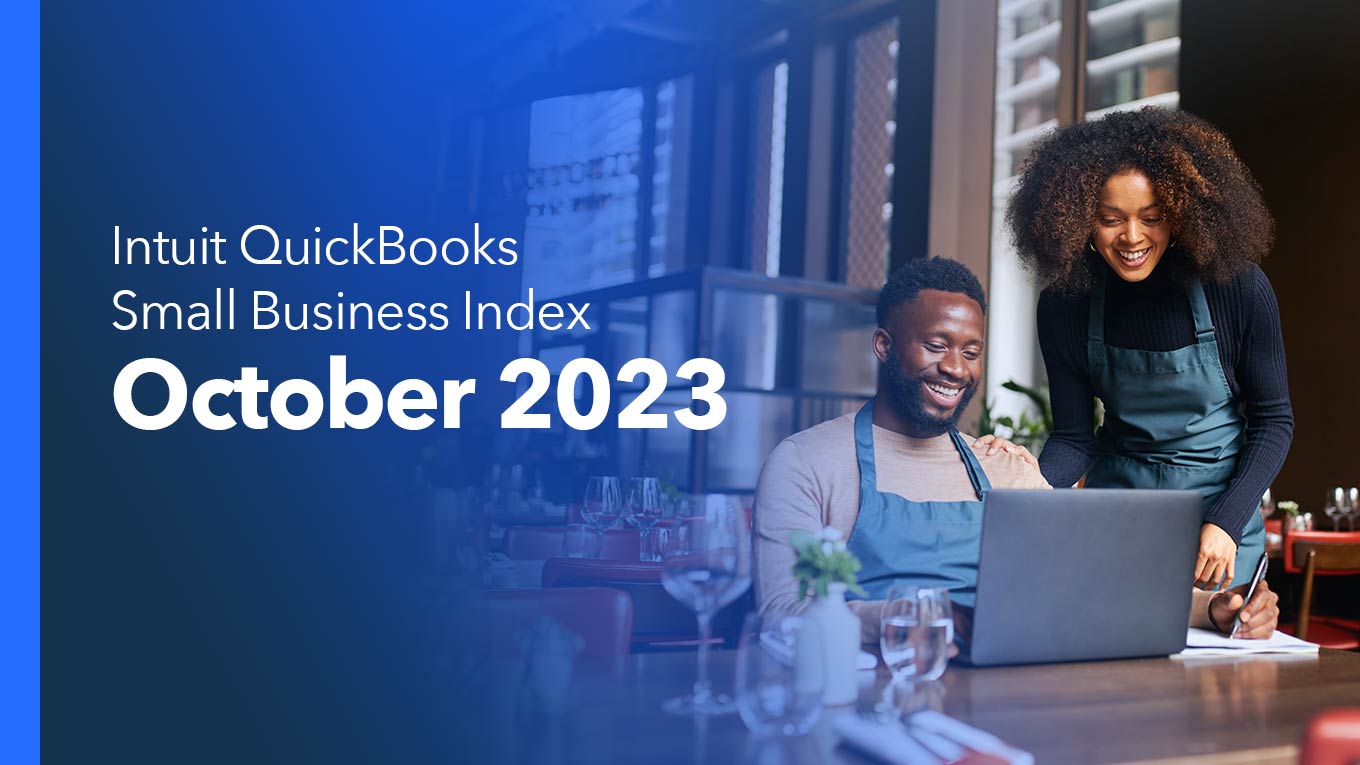 Intuit QuickBooks Small Business Index October 2023