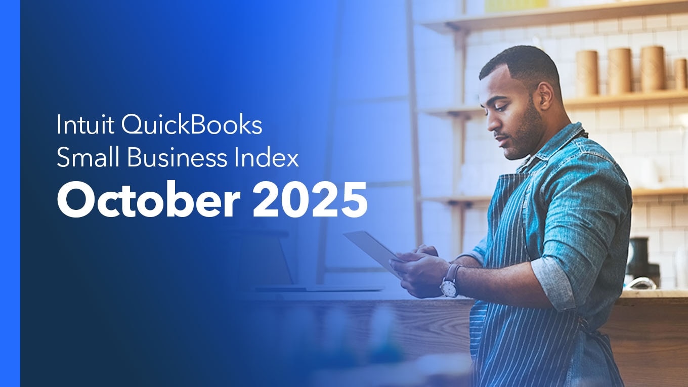 Intuit QuickBooks Small Business Index October 2025