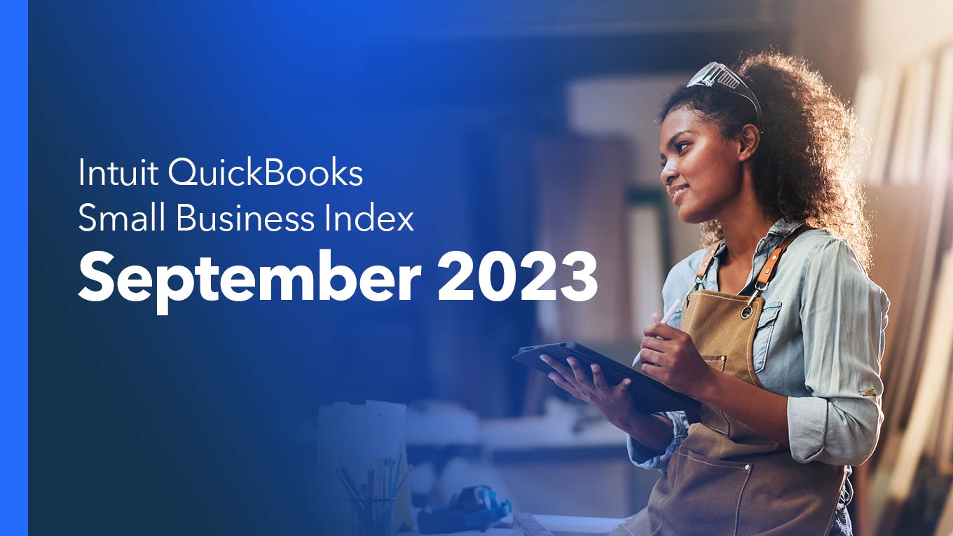 Intuit QuickBooks Small Business Index September 2023