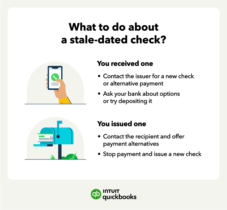 Options for dealing with a stale-dated check, whether you’ve received or issued one.