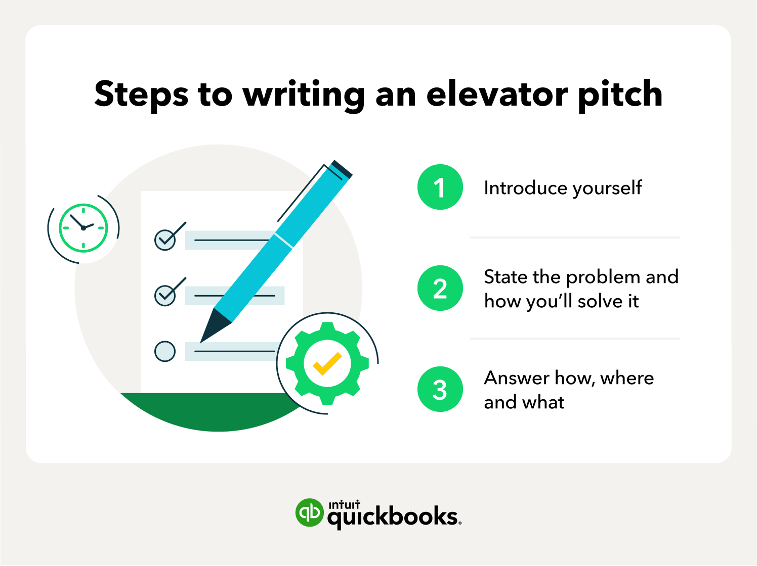 Steps to writing an elevator pitch