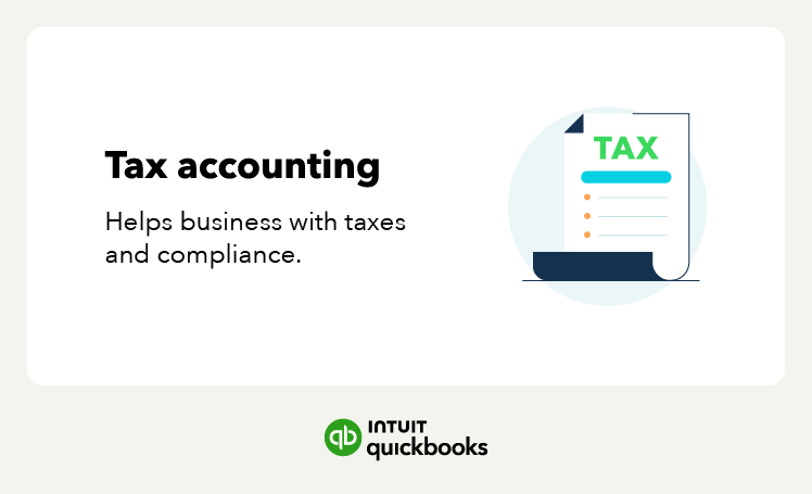 A definition of tax accounting, a type of accounting that helps businesses with their taxes and staying compliant