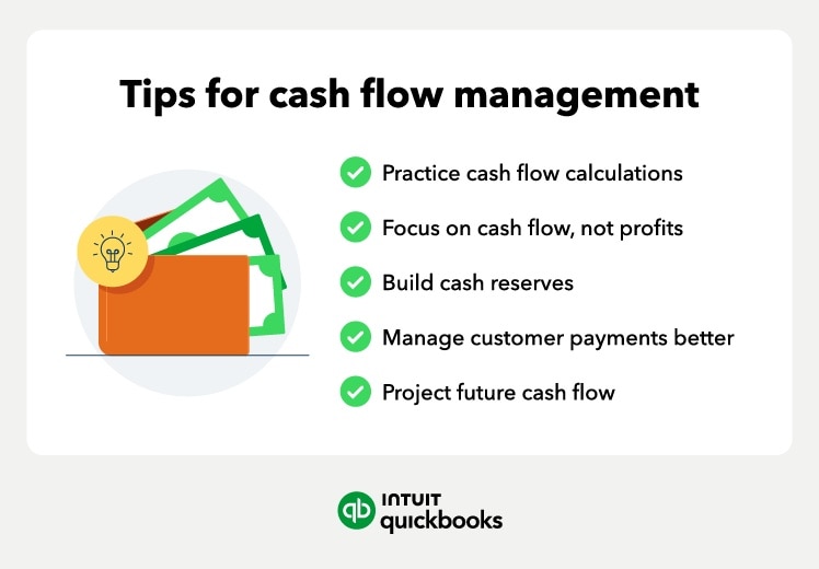 Five tips for cash flow management.