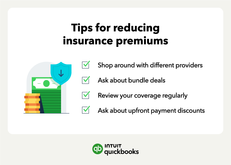 The tips for reducing insurance premiums, such as asking about bundle deals.