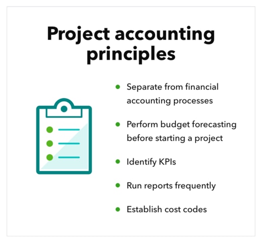Project accounting principles